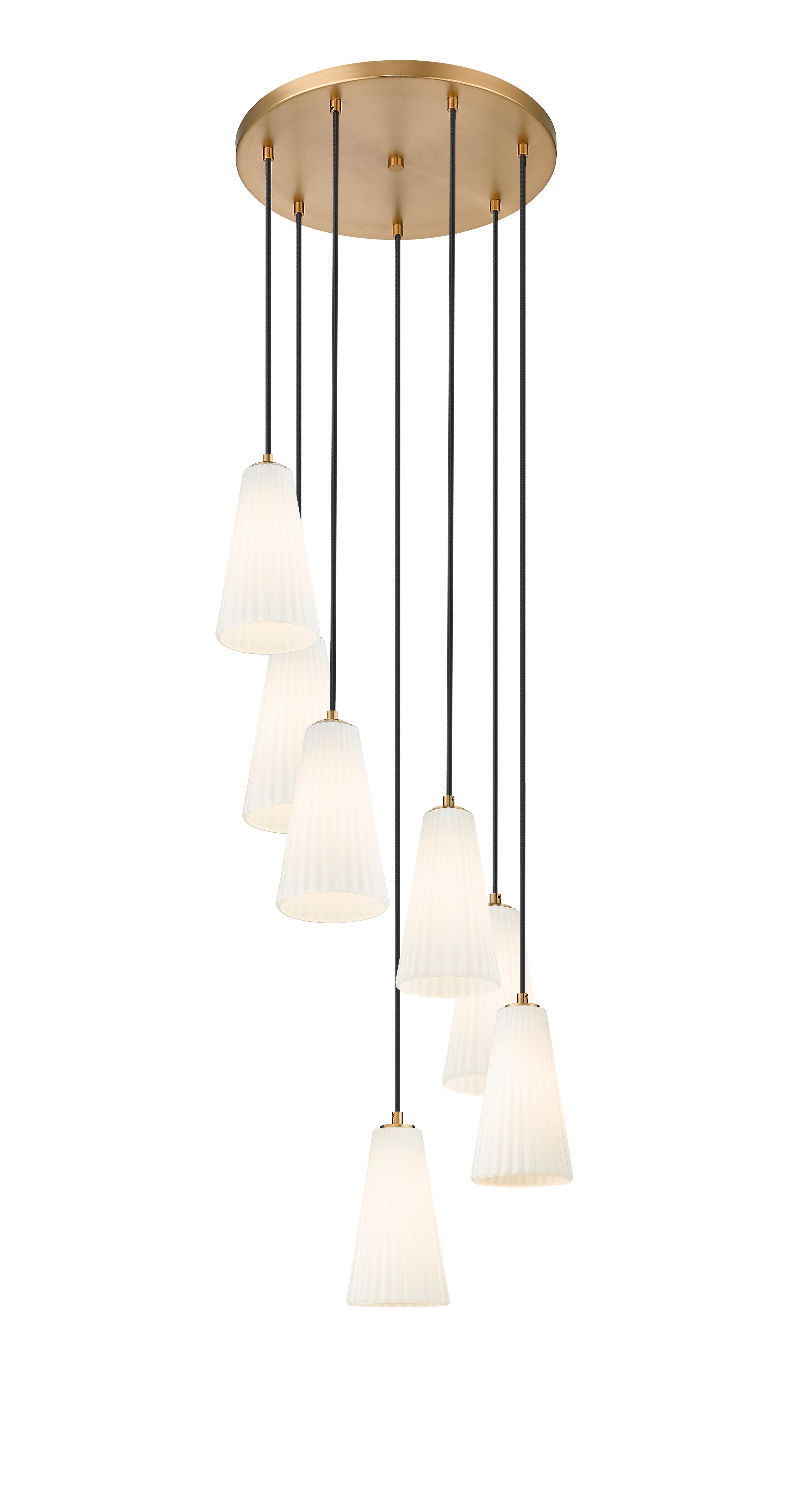 Farrell 7 Light Chandelier Modern Gold
