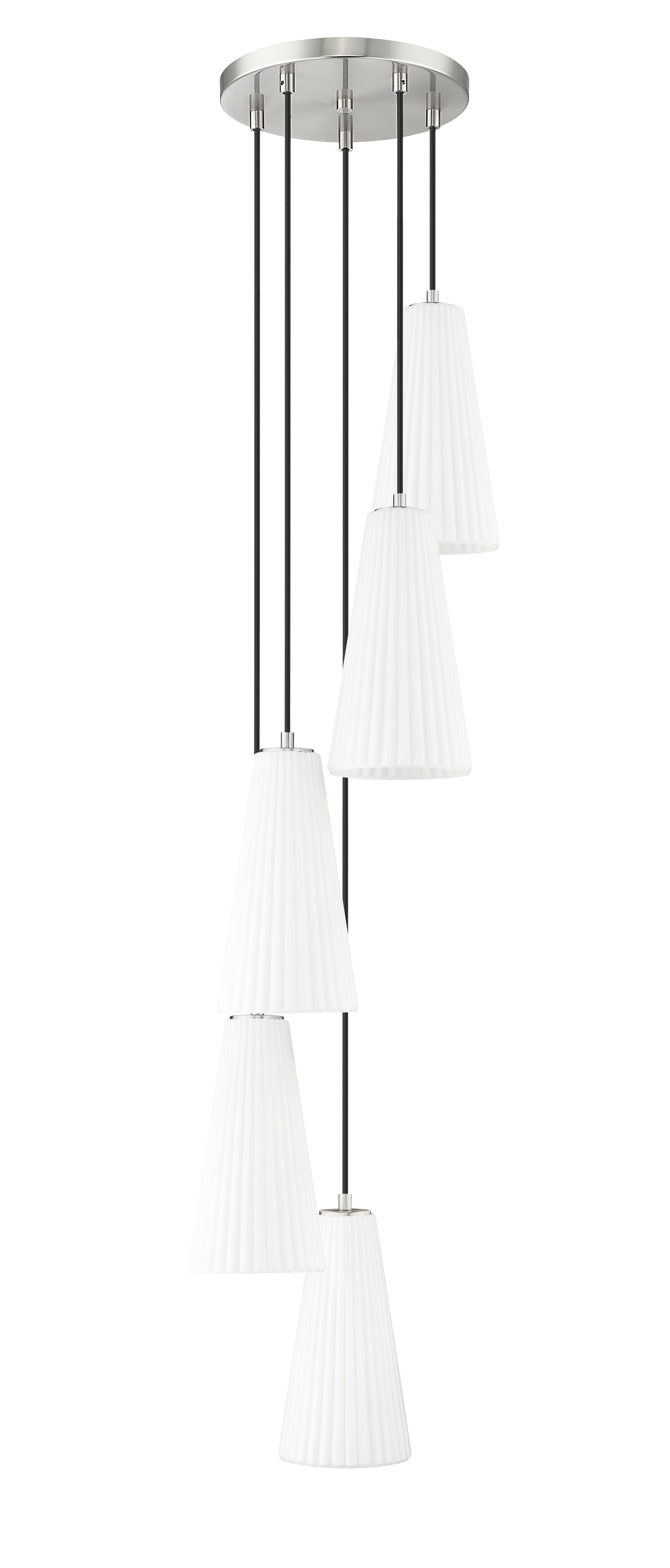 Farrell 5 Light Chandelier Brushed Nickel