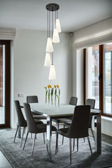 Farrell 5 Light Chandelier Matte Black