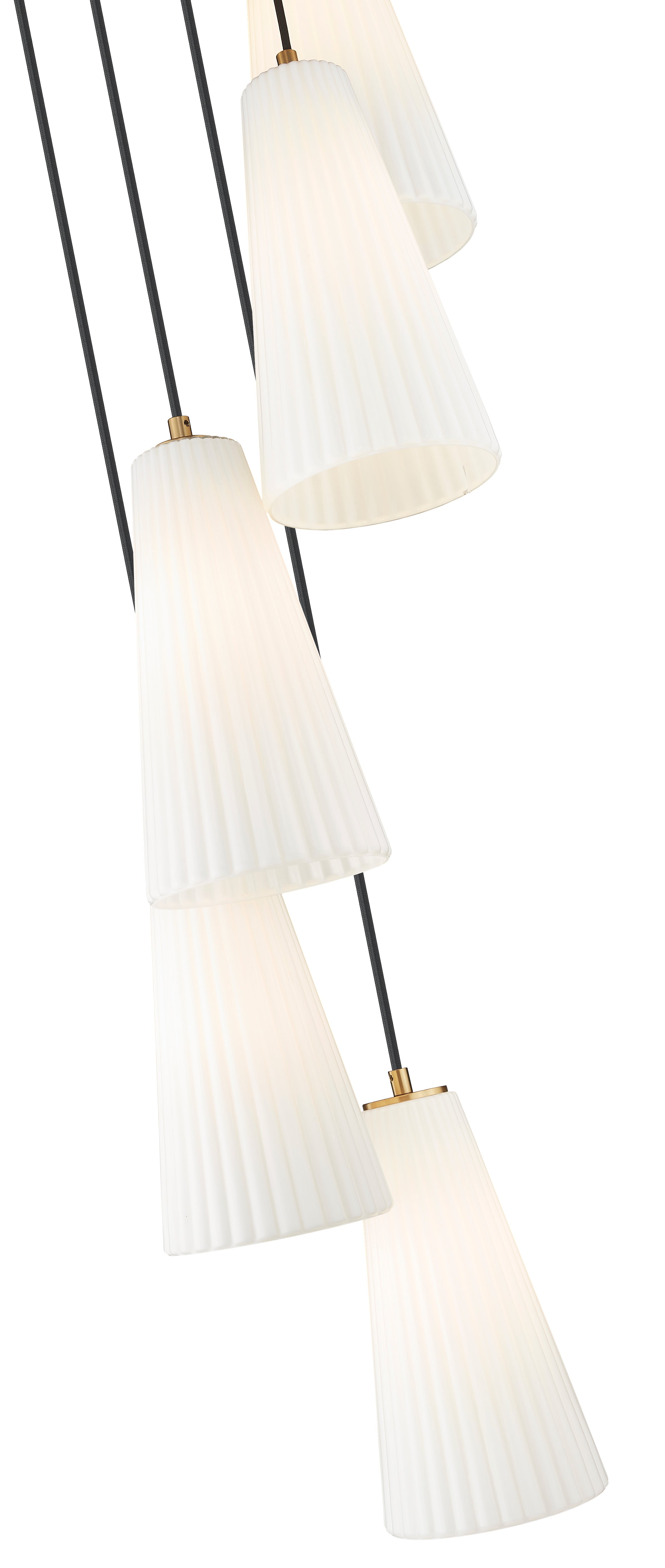 Farrell 5 Light Chandelier Modern Gold