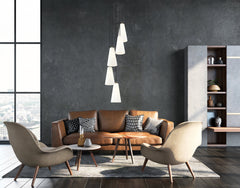 Farrell 5 Light Chandelier Modern Gold