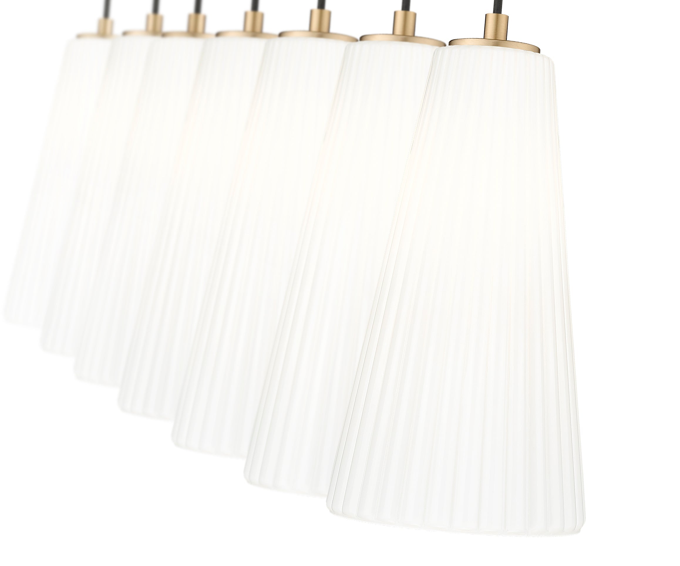 Farrell 7 Light Linear Chandelier Modern Gold