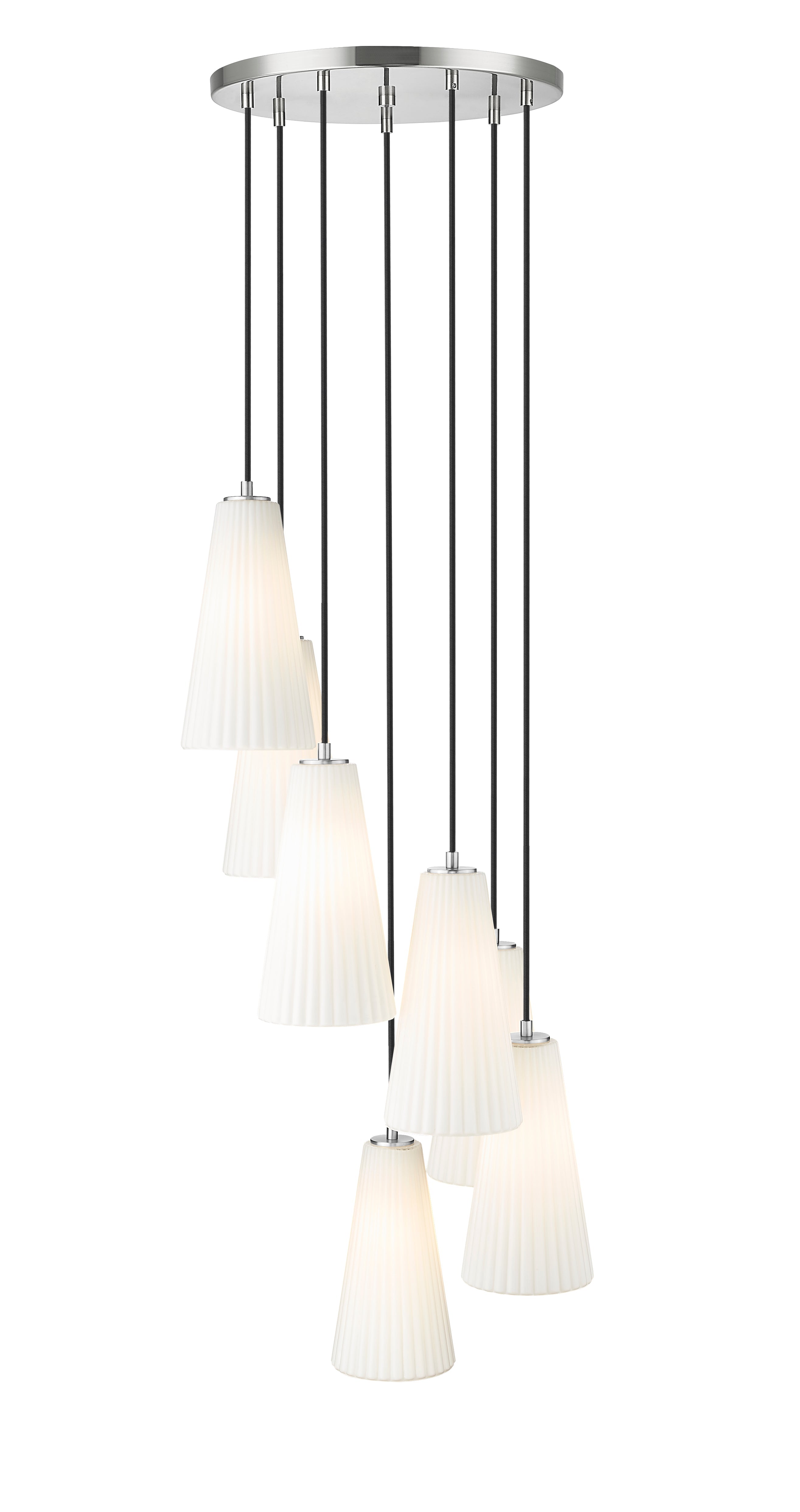 Farrell 7 Light Chandelier Brushed Nickel