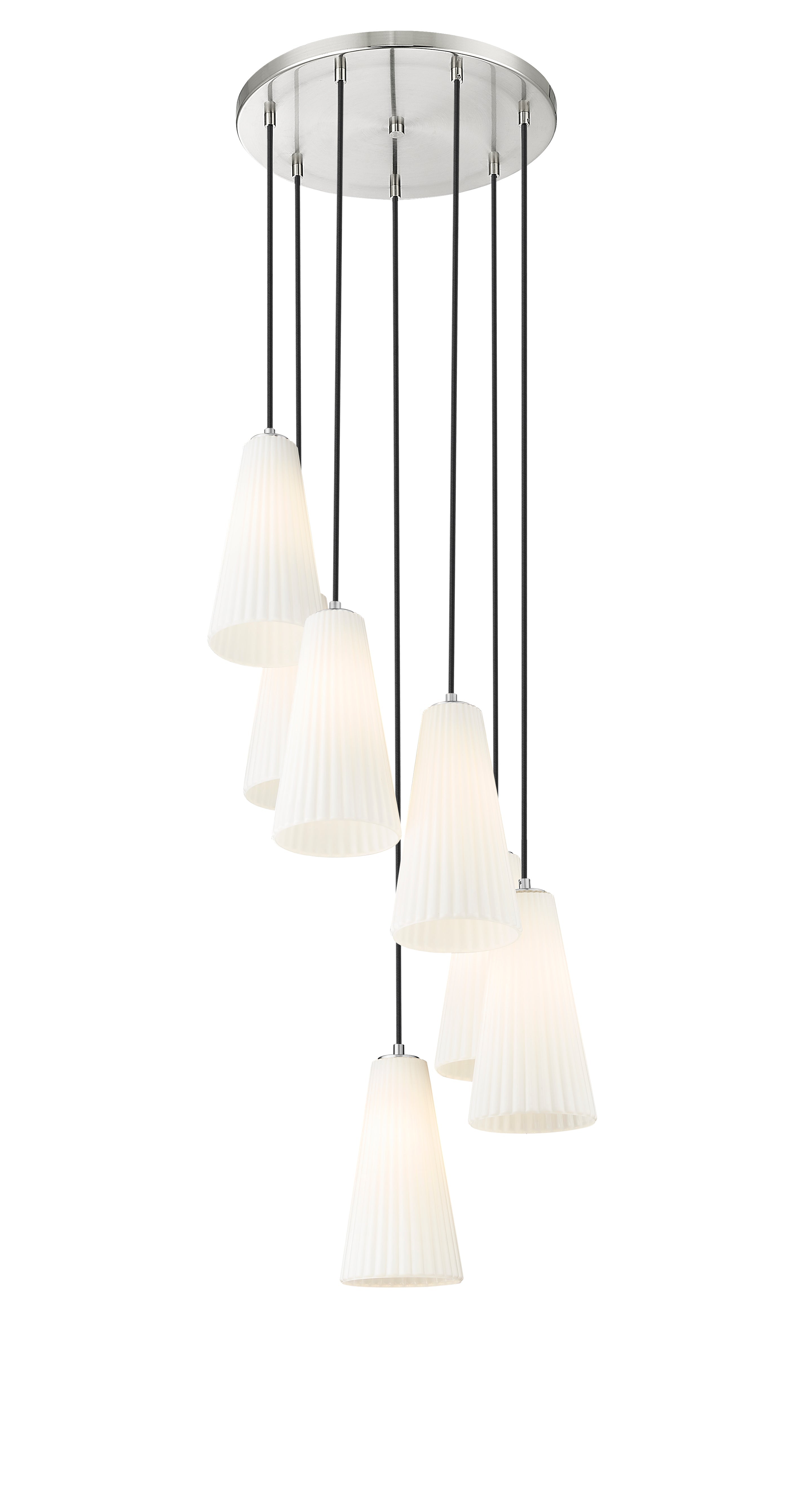 Farrell 7 Light Chandelier Brushed Nickel