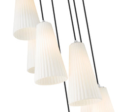 Farrell 7 Light Chandelier Brushed Nickel