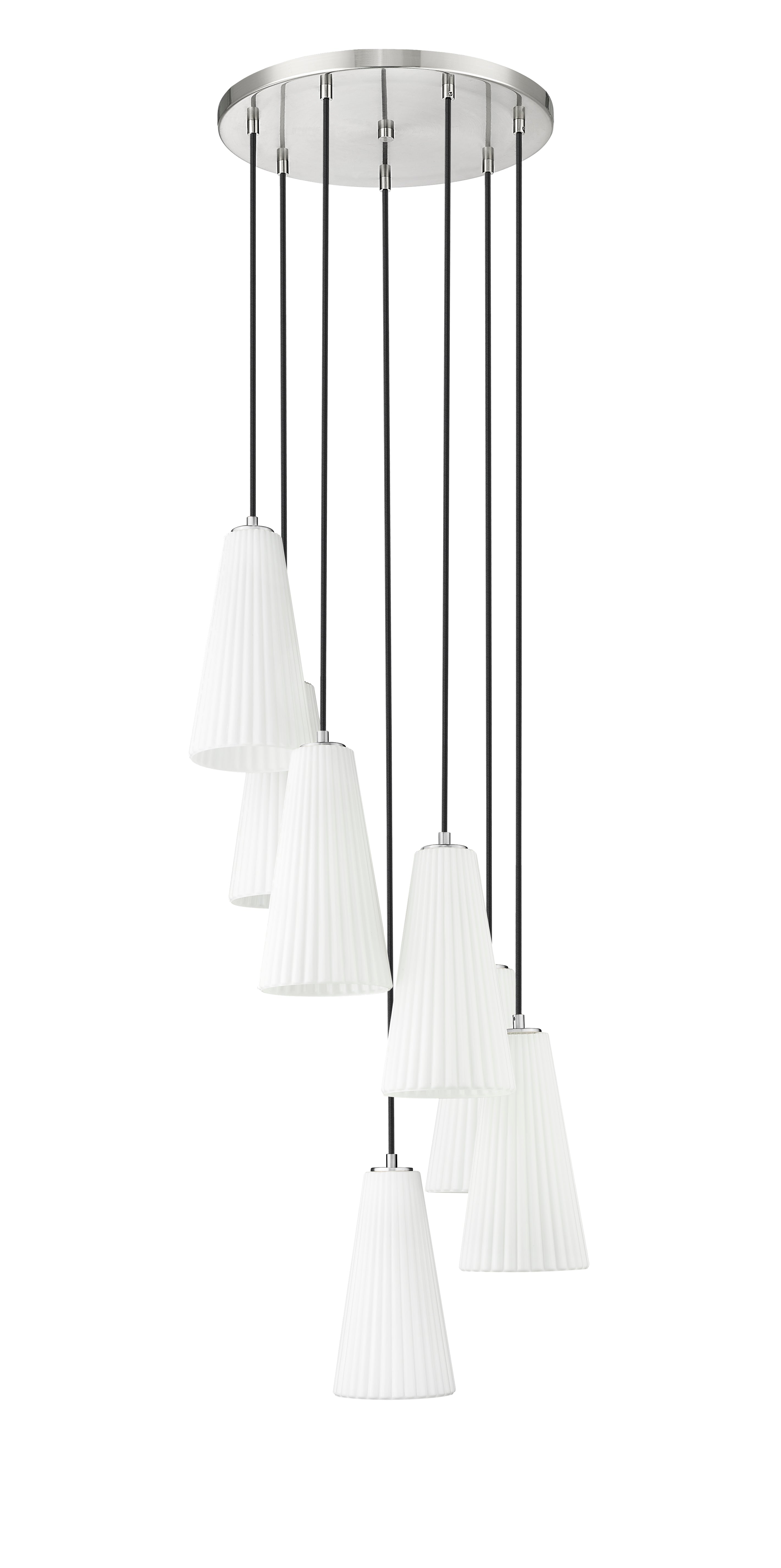 Farrell 7 Light Chandelier Brushed Nickel