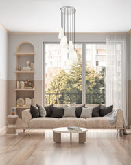 Farrell 7 Light Chandelier Brushed Nickel