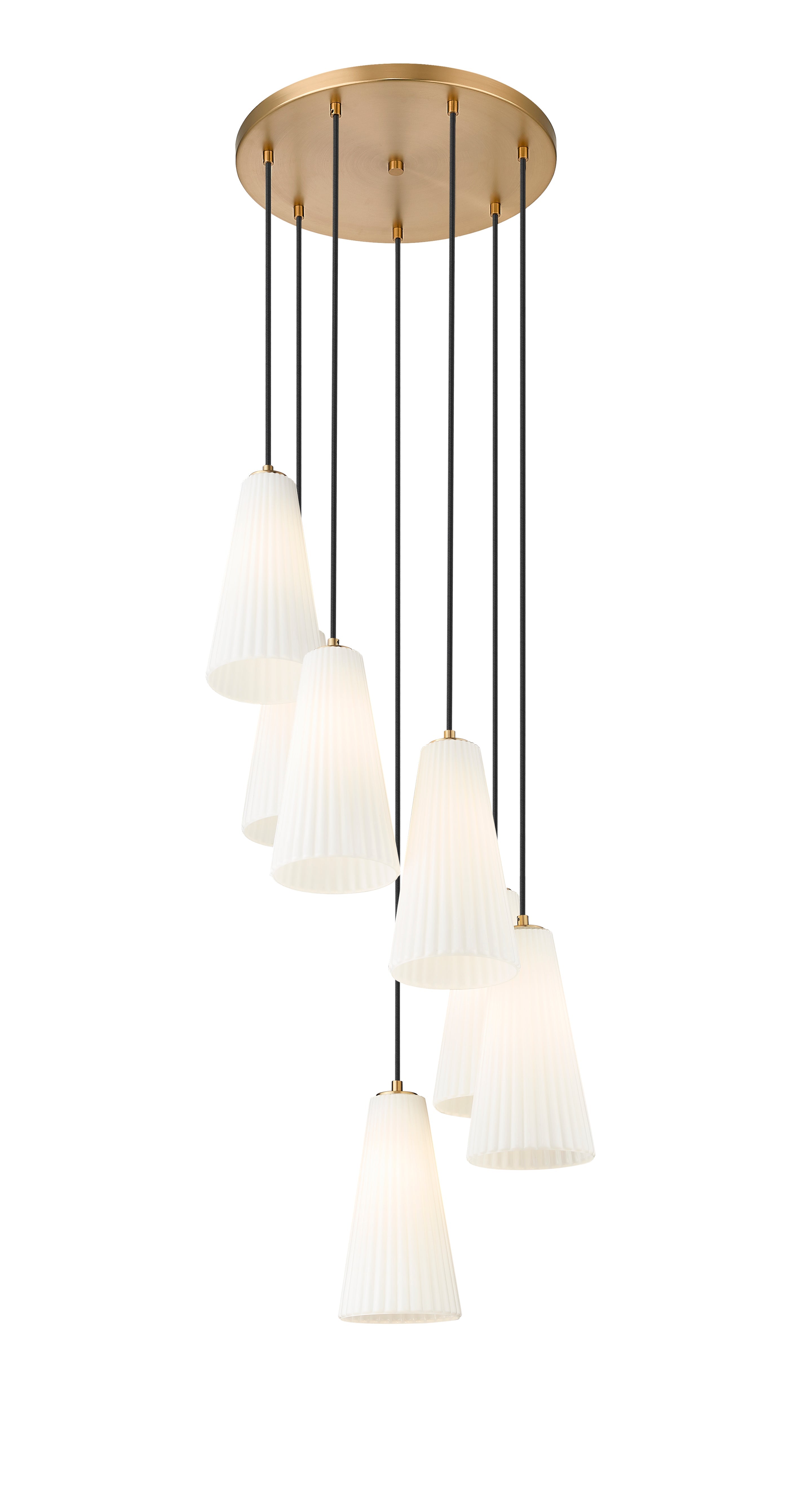Farrell 7 Light Chandelier Modern Gold