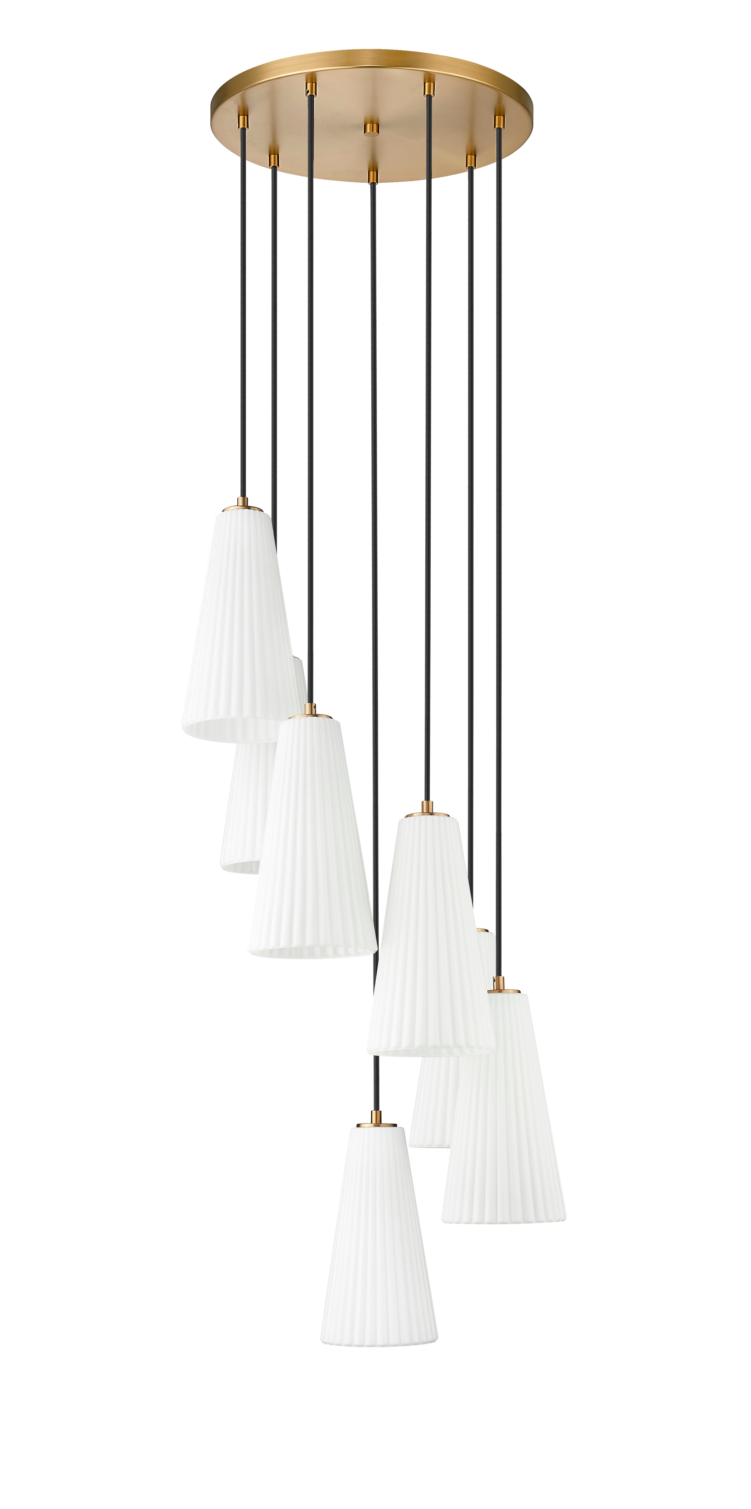 Farrell 7 Light Chandelier Modern Gold