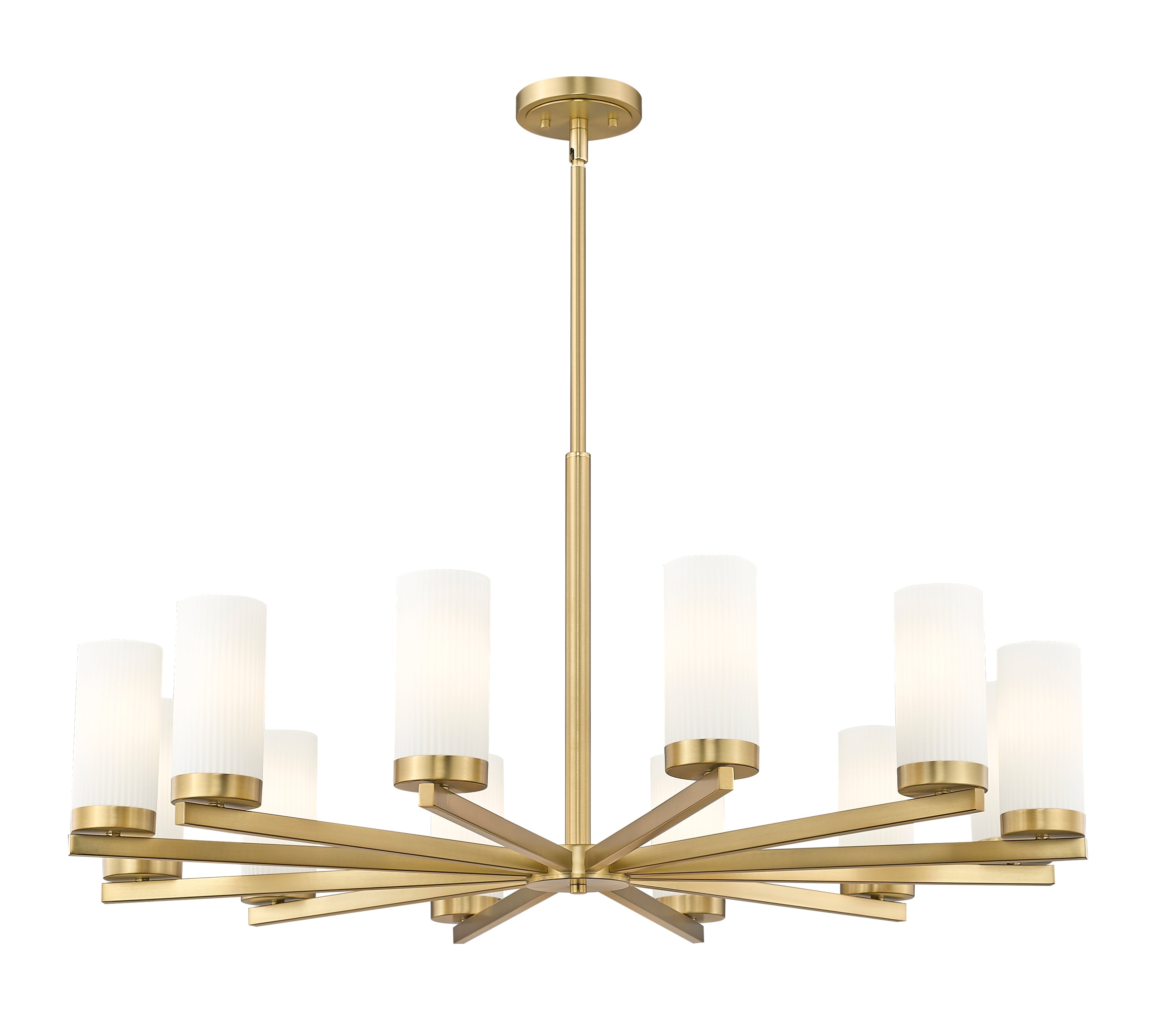 Danica 12 Light Chandelier Modern Gold