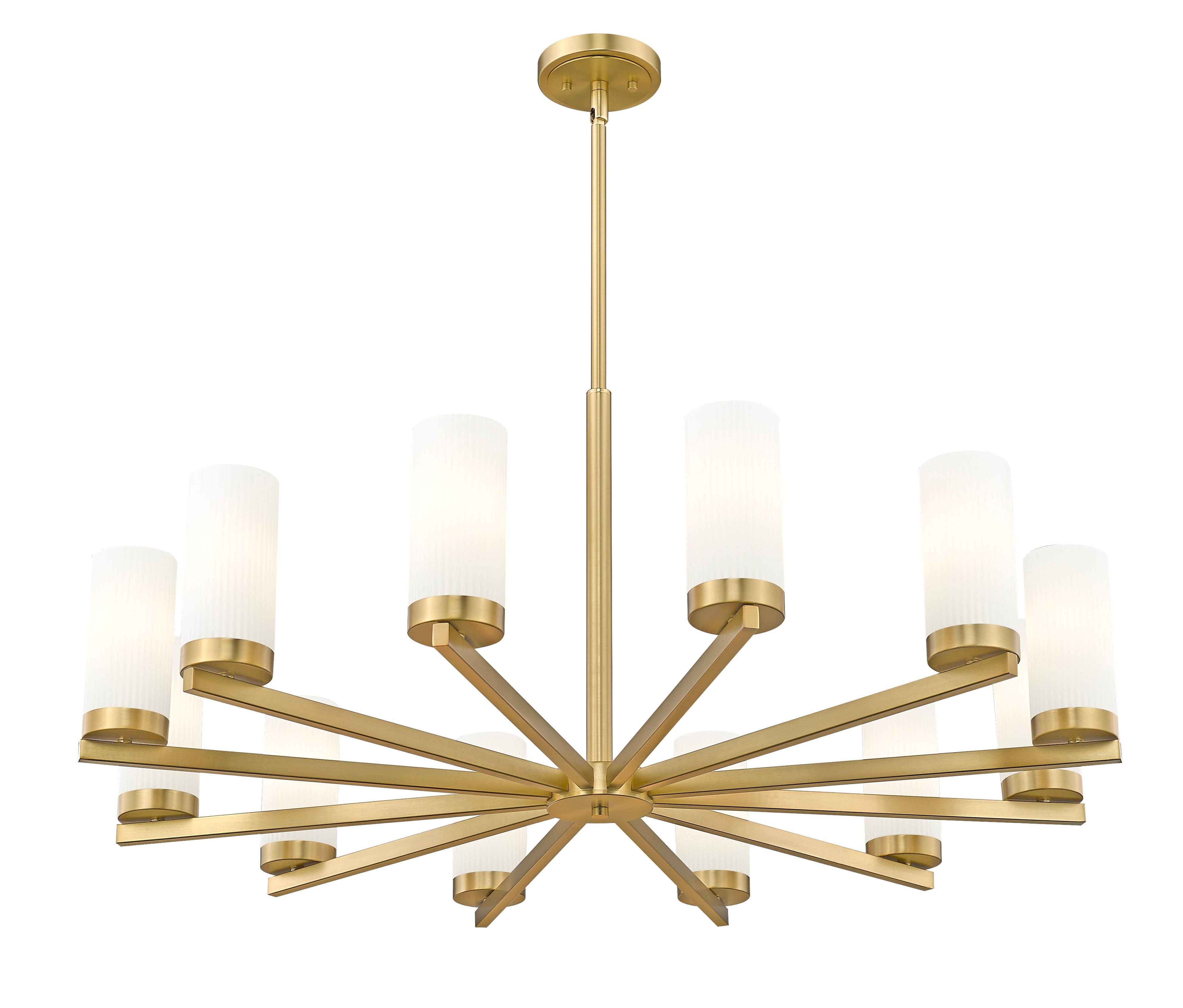 Danica 12 Light Chandelier Modern Gold