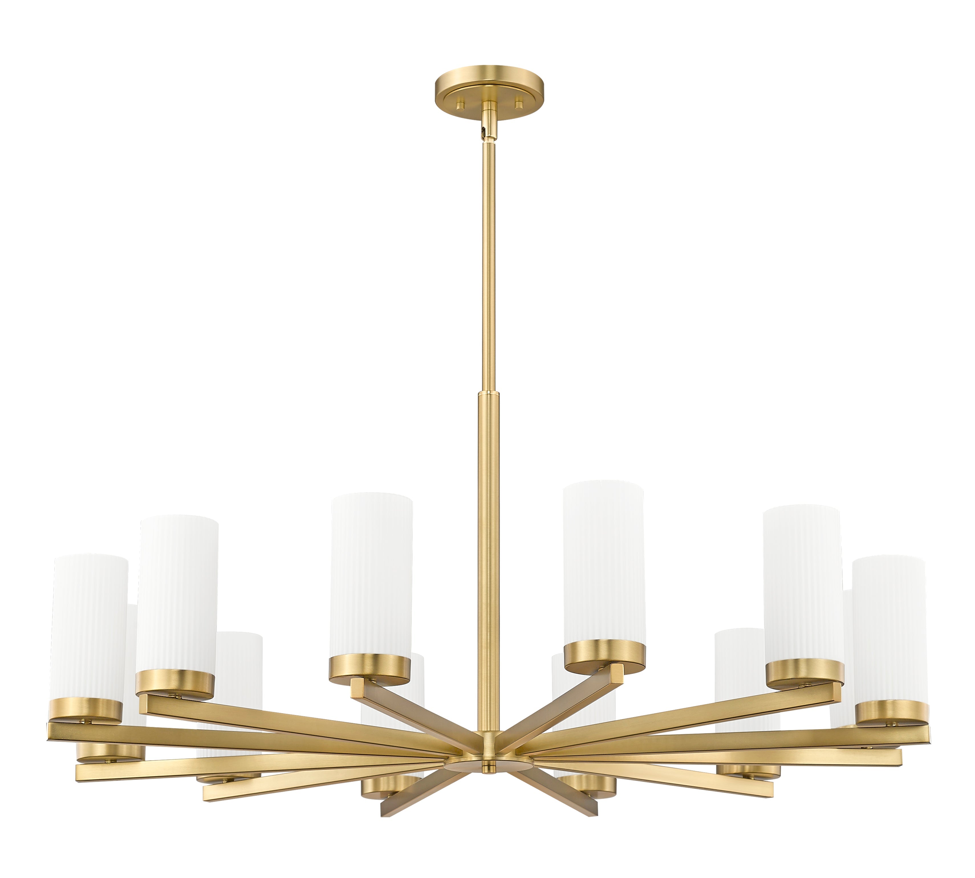 Danica 12 Light Chandelier Modern Gold