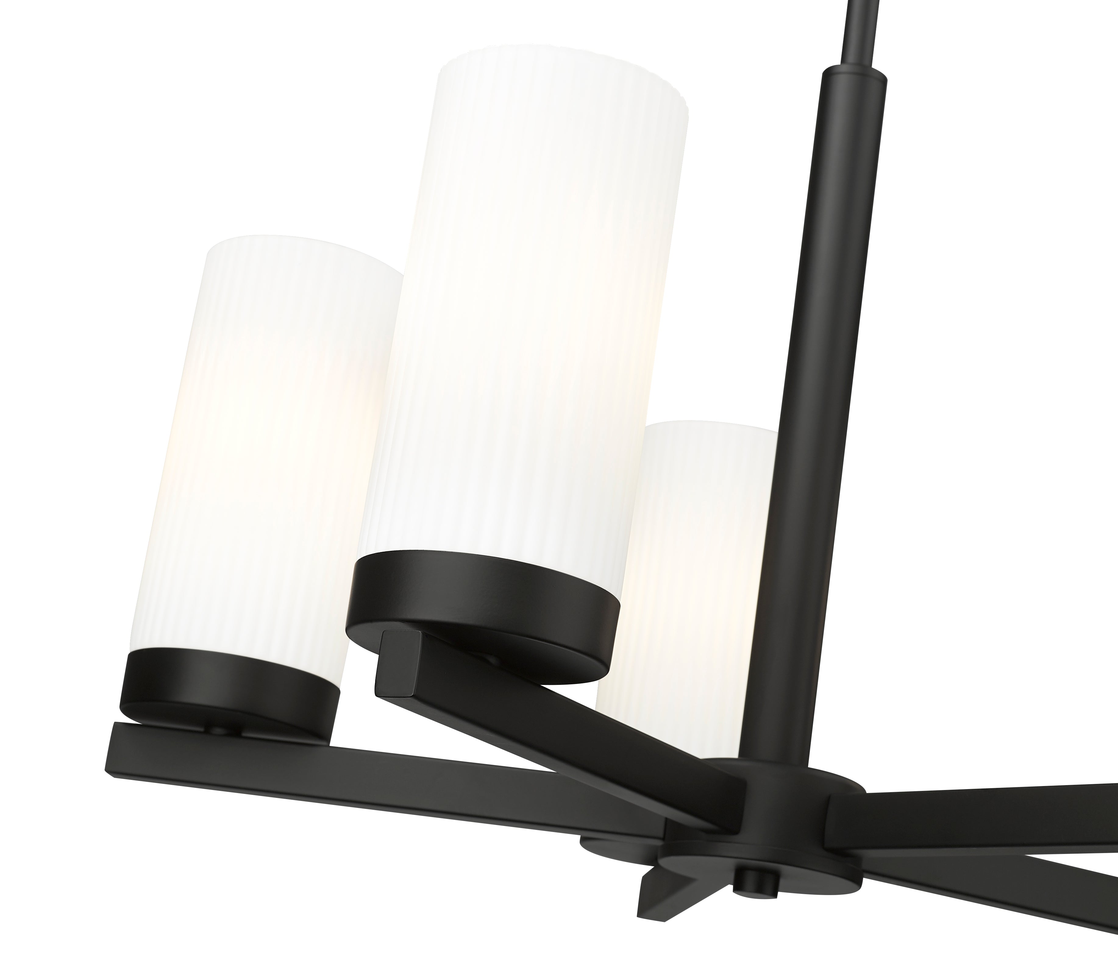 Danica 5 Light Chandelier Matte Black