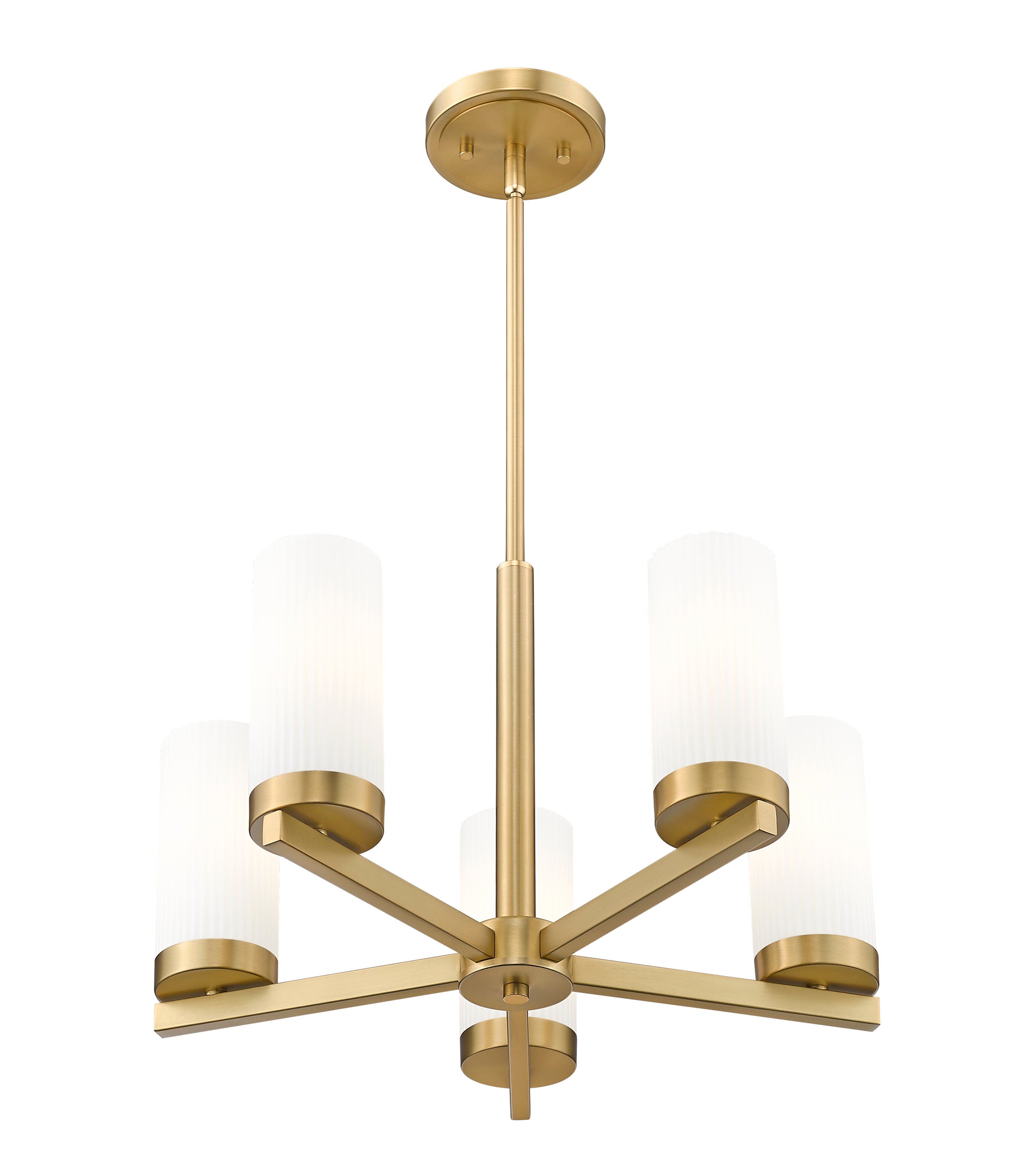Danica 5 Light Chandelier Modern Gold