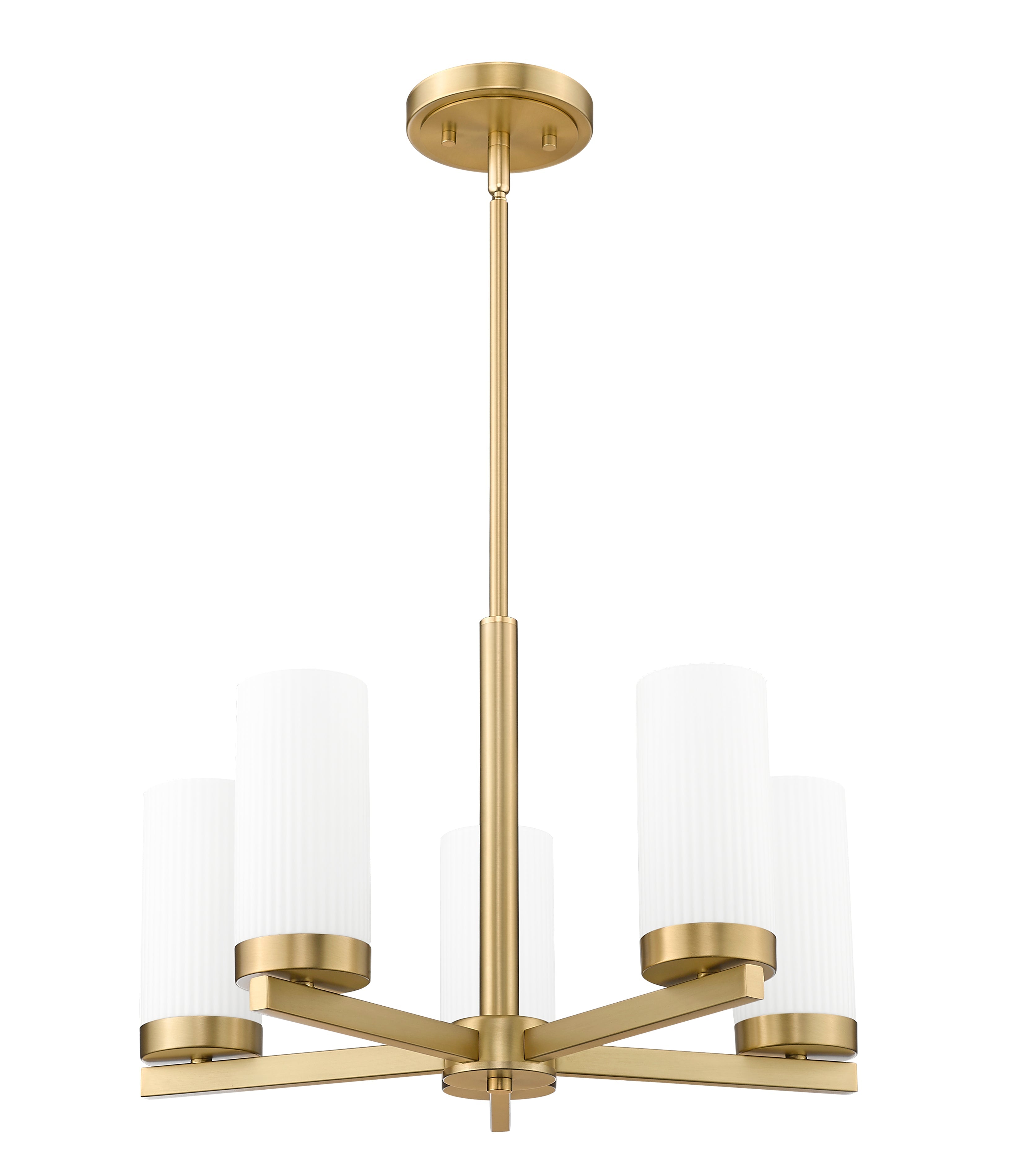 Danica 5 Light Chandelier Modern Gold