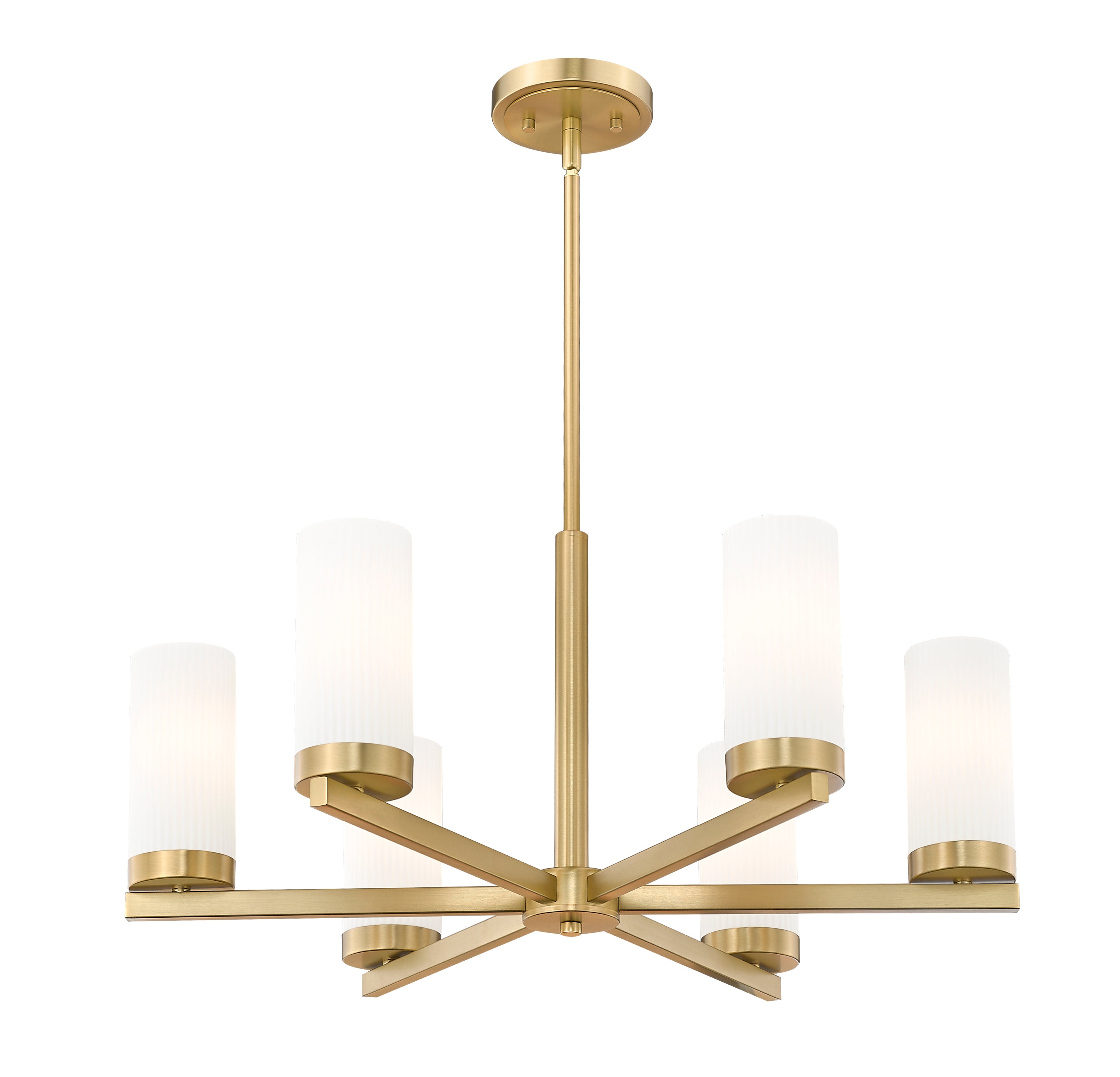Danica 6 Light Chandelier Modern Gold