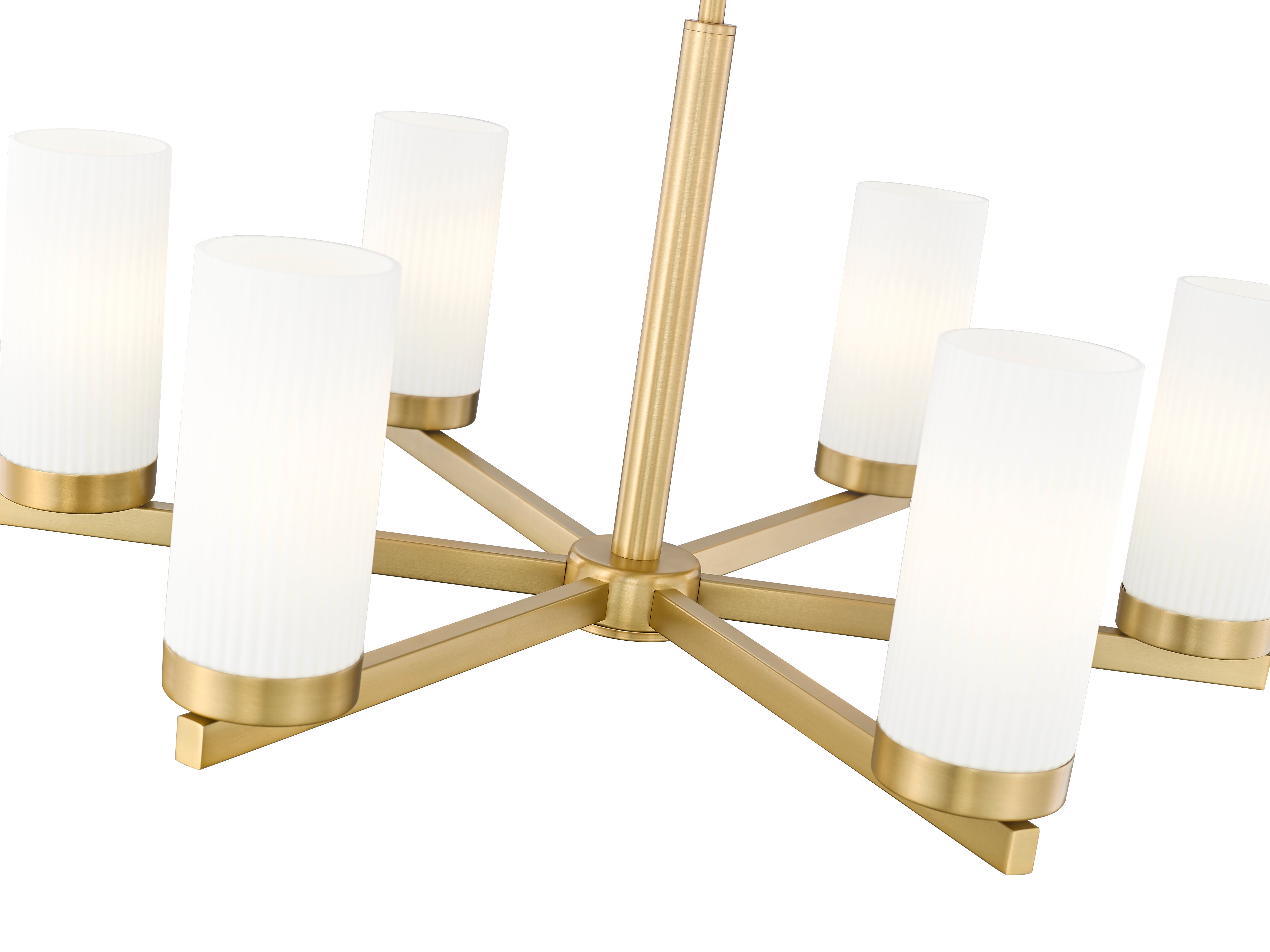 Danica 6 Light Chandelier Modern Gold