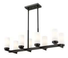 Danica 8 Light Linear Chandelier Matte Black