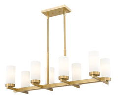 Danica 8 Light Linear Chandelier Modern Gold
