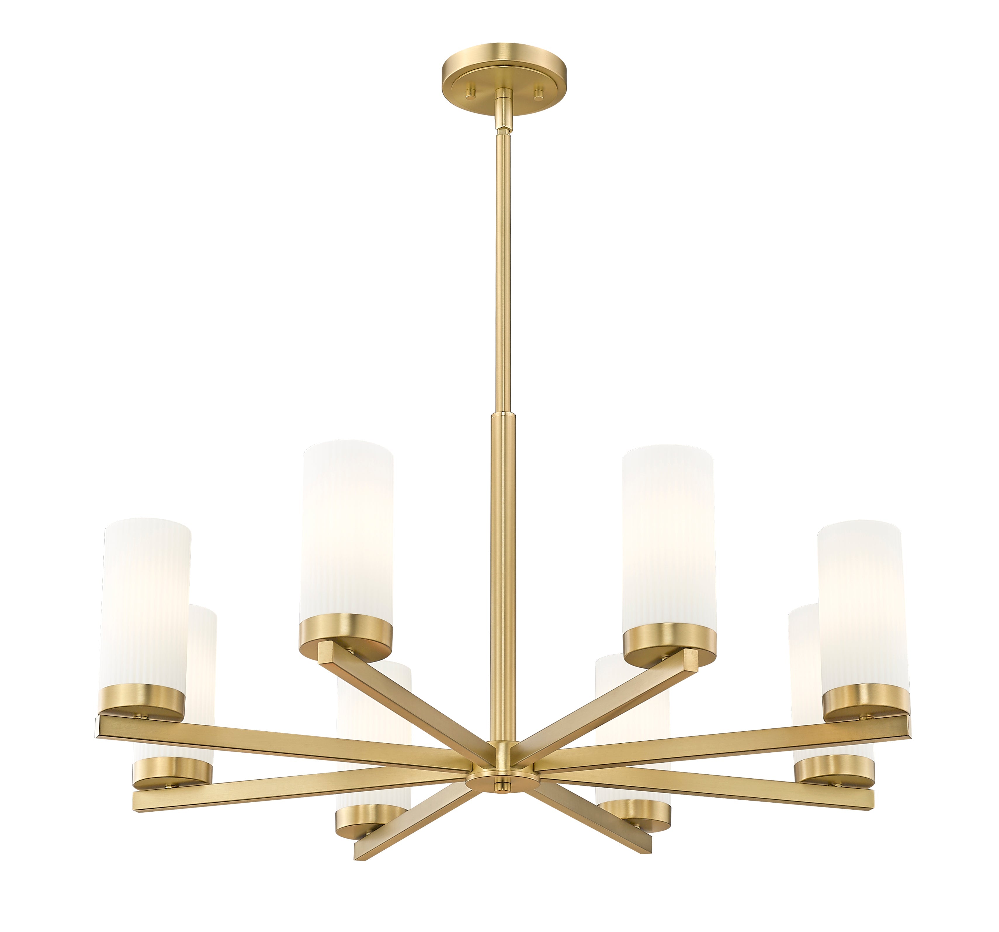 Danica 8 Light Chandelier Modern Gold