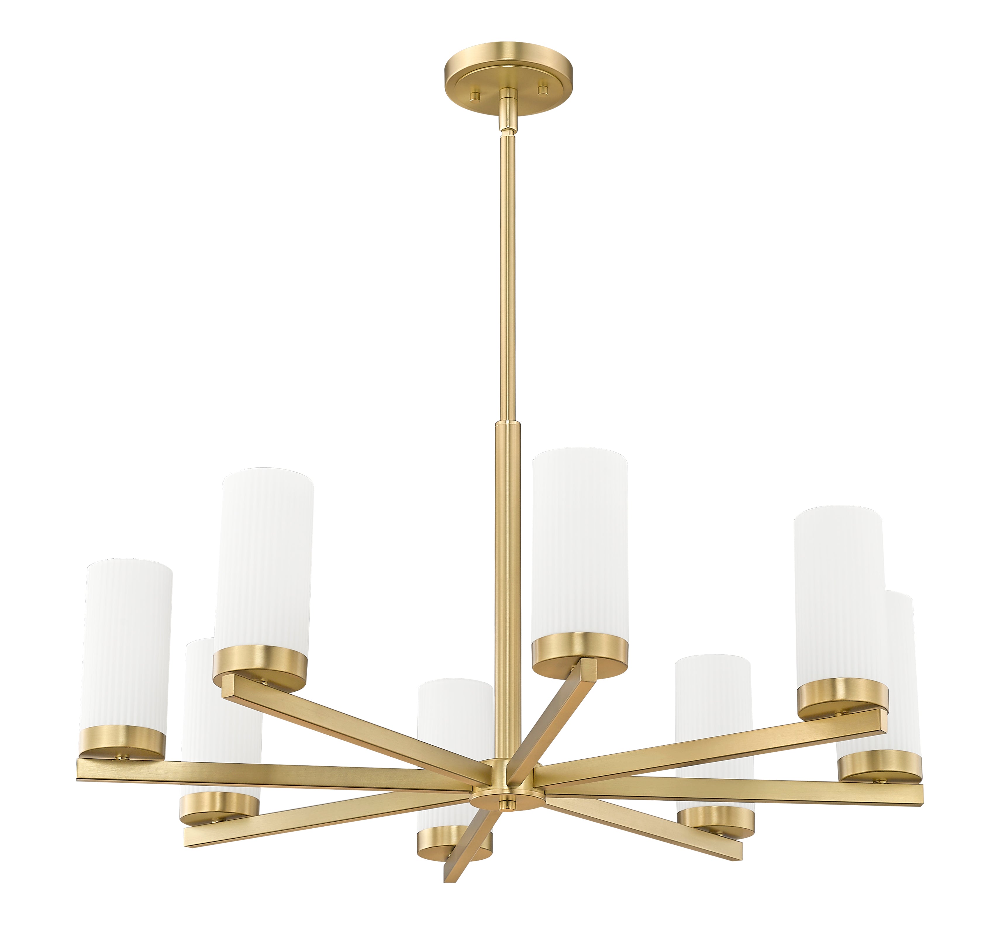 Danica 8 Light Chandelier Modern Gold