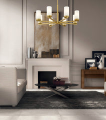 Danica 8 Light Chandelier Modern Gold