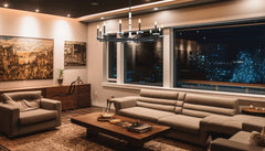 Kaden 12 Light Chandelier Matte Black