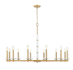 Kaden 12 Light Chandelier Modern Gold