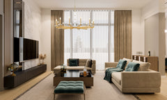 Kaden 12 Light Chandelier Modern Gold