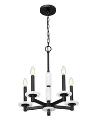 Kaden 5 Light Chandelier Matte Black