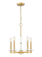 Kaden 5 Light Chandelier Modern Gold