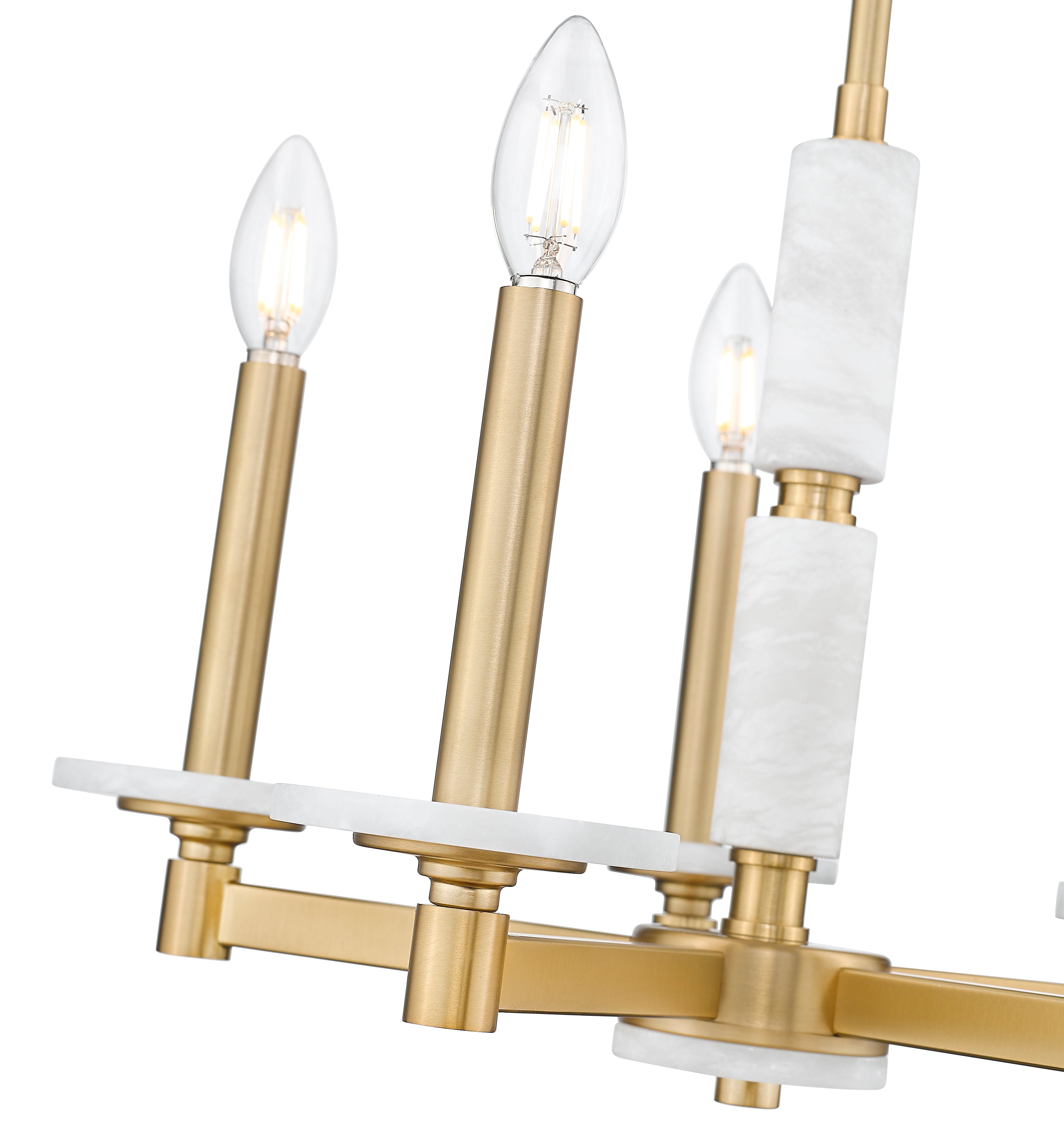 Kaden 5 Light Chandelier Modern Gold