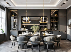 Kaden 5 Light Chandelier Modern Gold