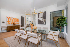 Kaden 8 Light Linear Chandelier Modern Gold