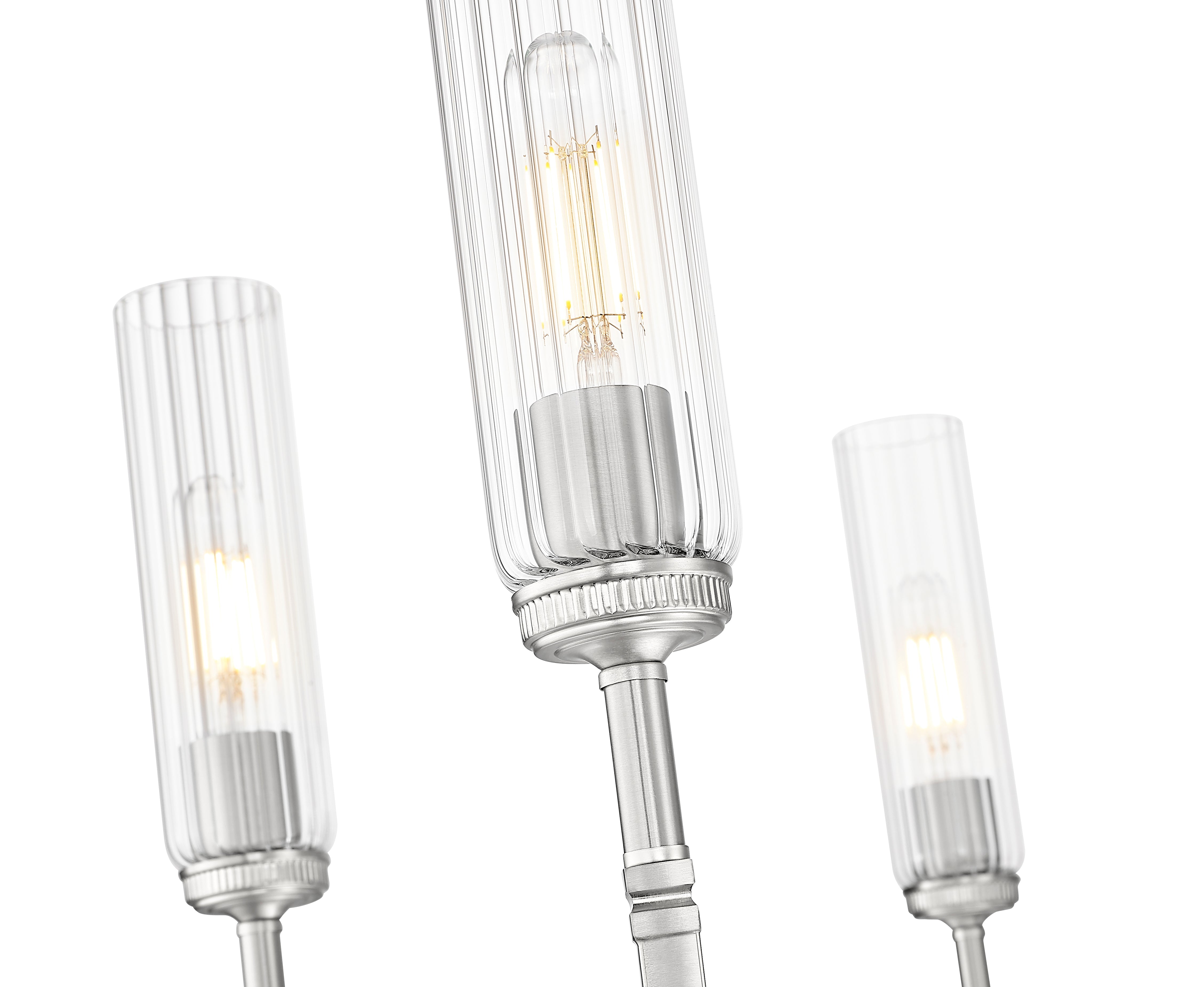 Esme 6 Light Chandelier Brushed Nickel