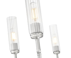 Esme 6 Light Chandelier Brushed Nickel