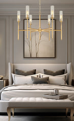 Esme 6 Light Chandelier Modern Gold