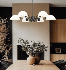 Breton 6 Light Chandelier Matte Black