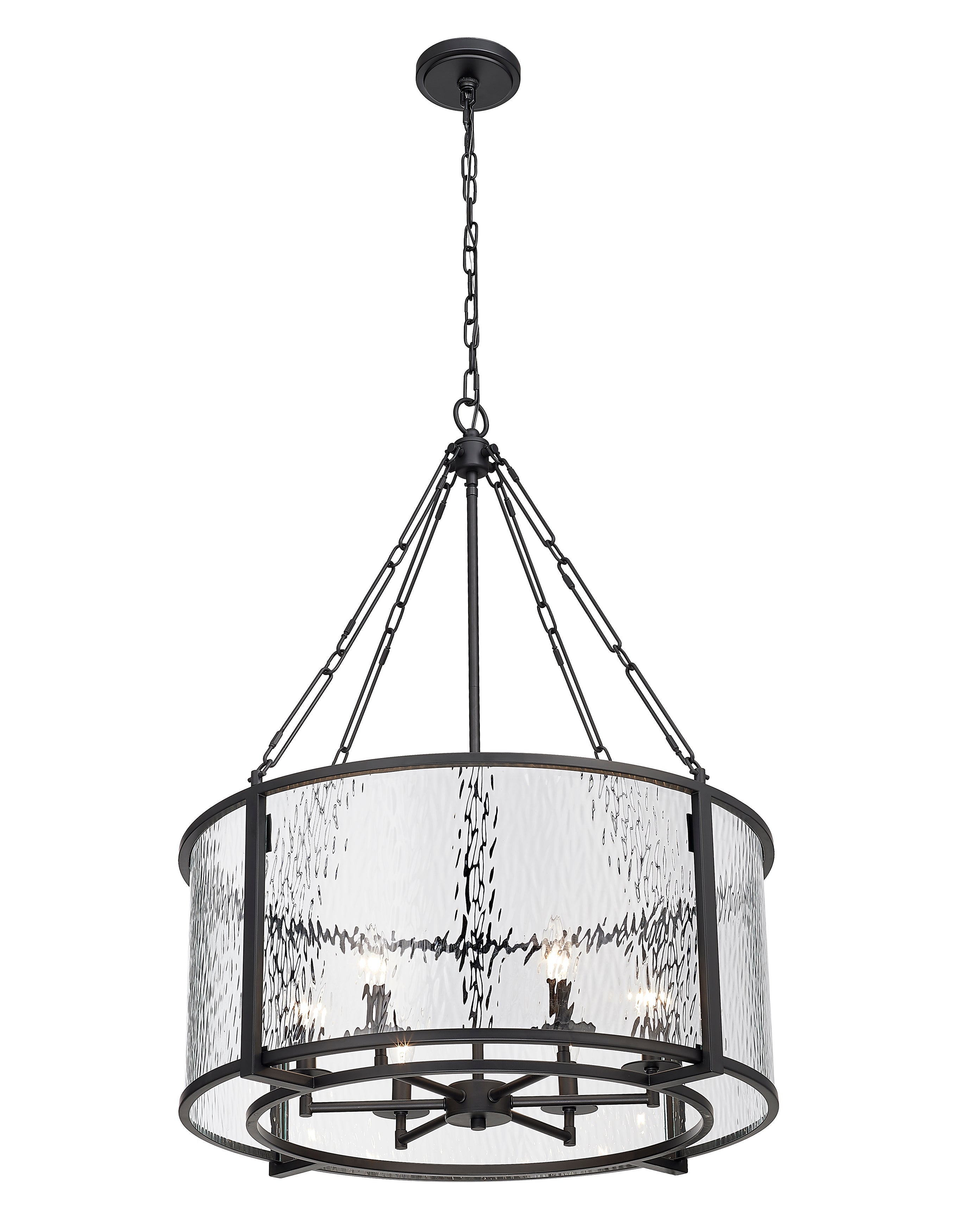 Barrington 6 Light Chandelier Matte Black