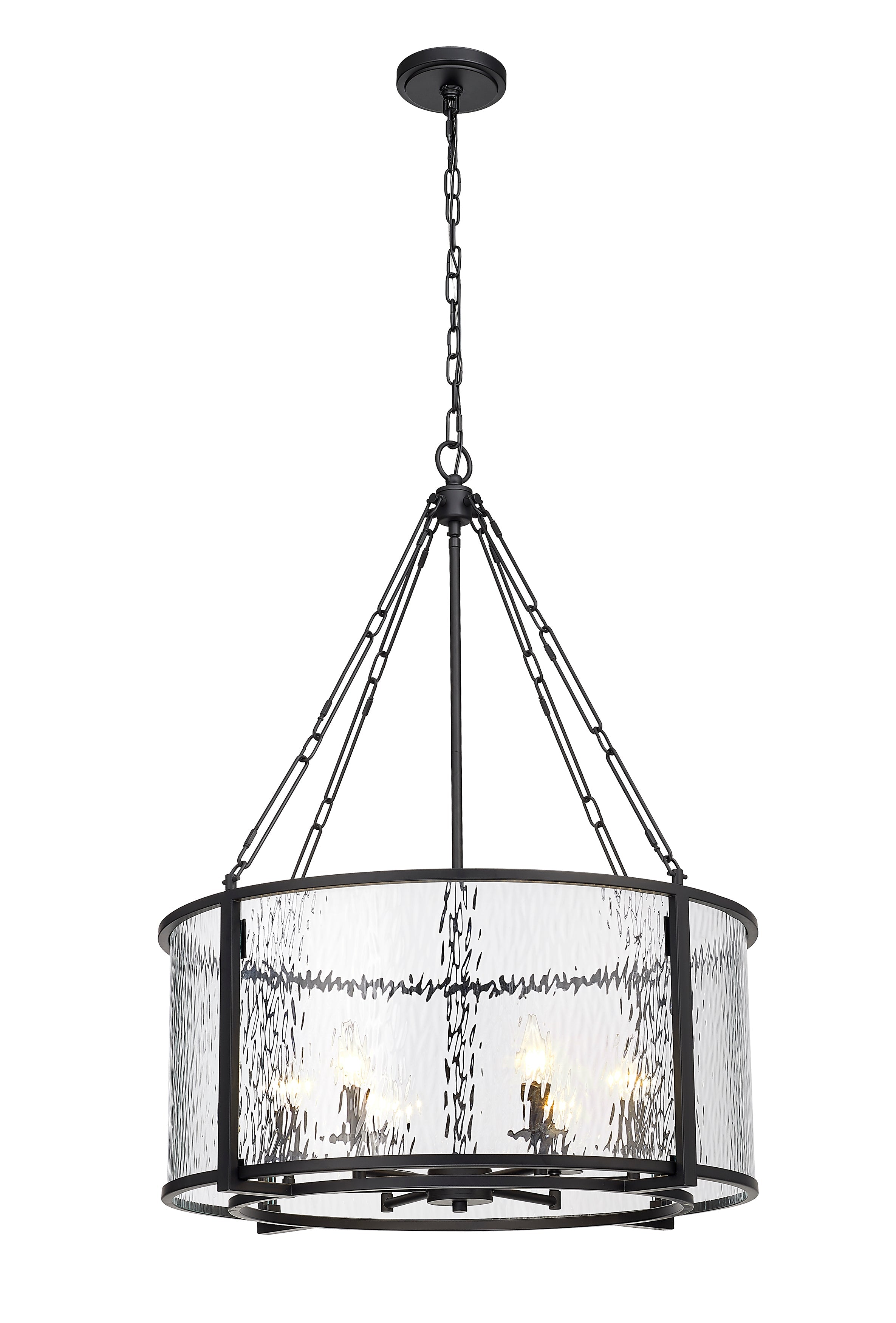 Barrington 6 Light Chandelier Matte Black
