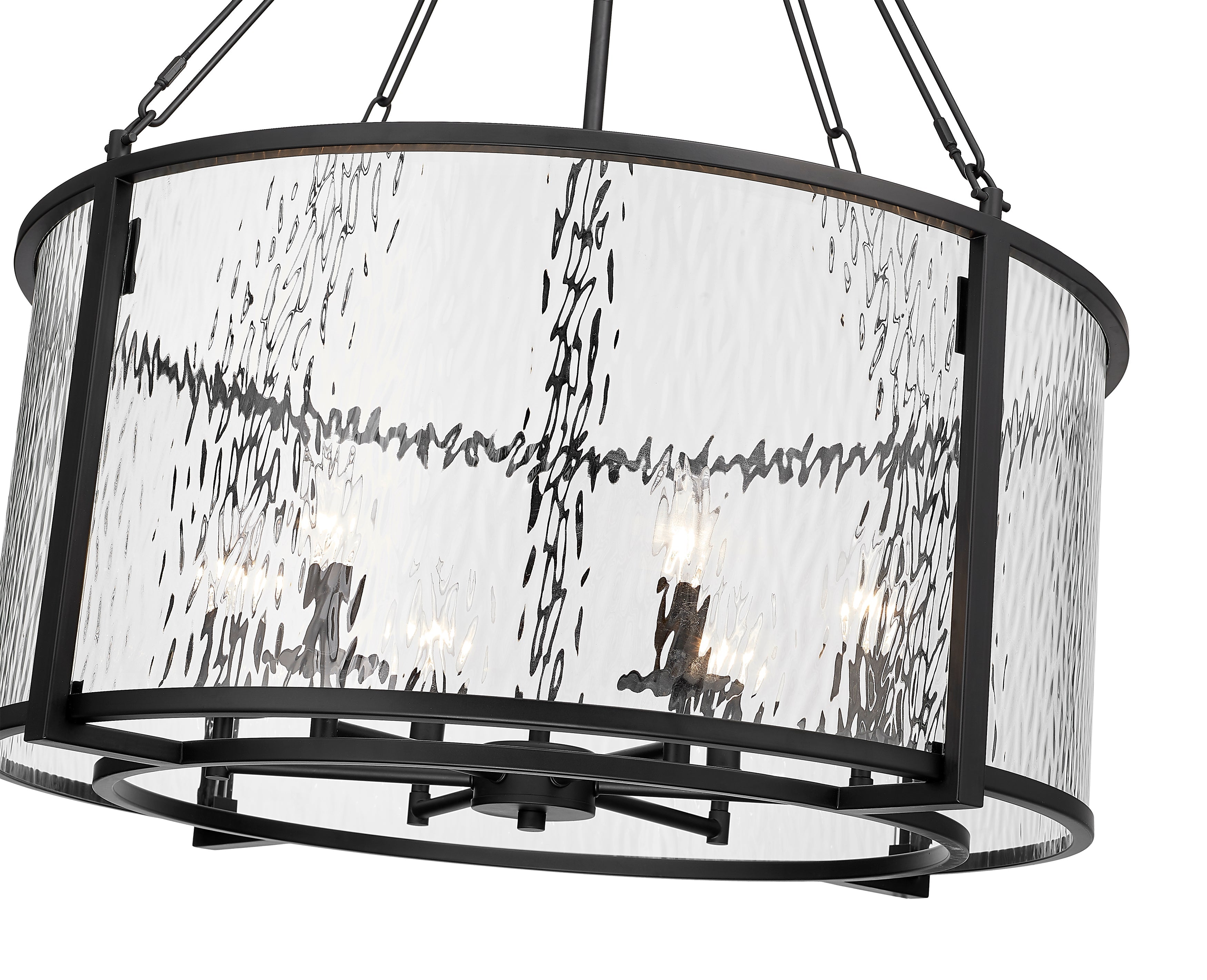 Barrington 6 Light Chandelier Matte Black