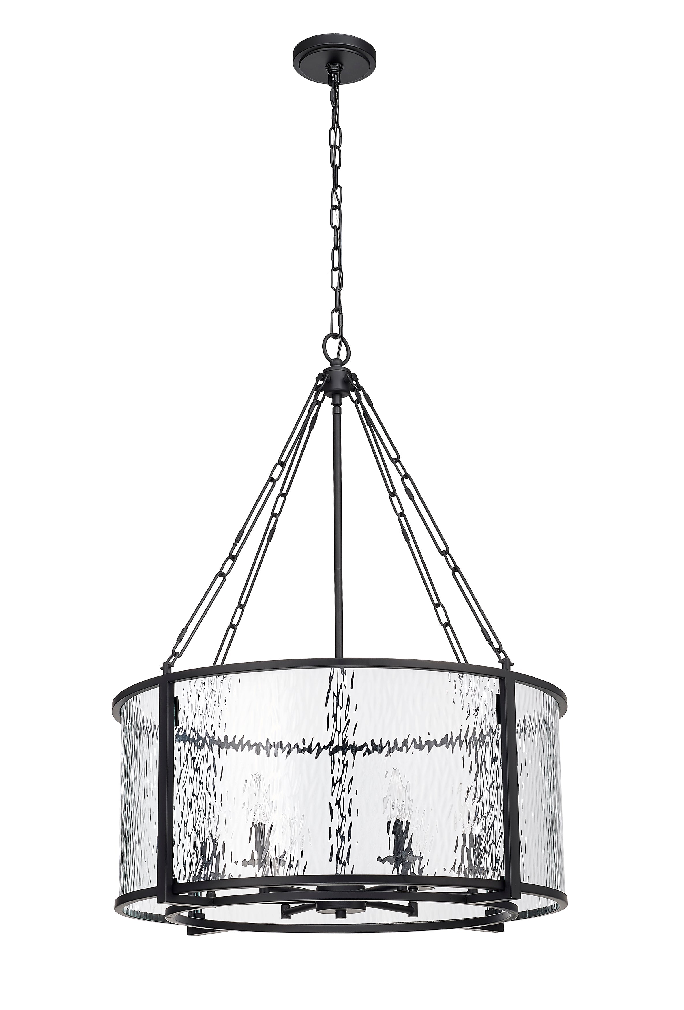 Barrington 6 Light Chandelier Matte Black