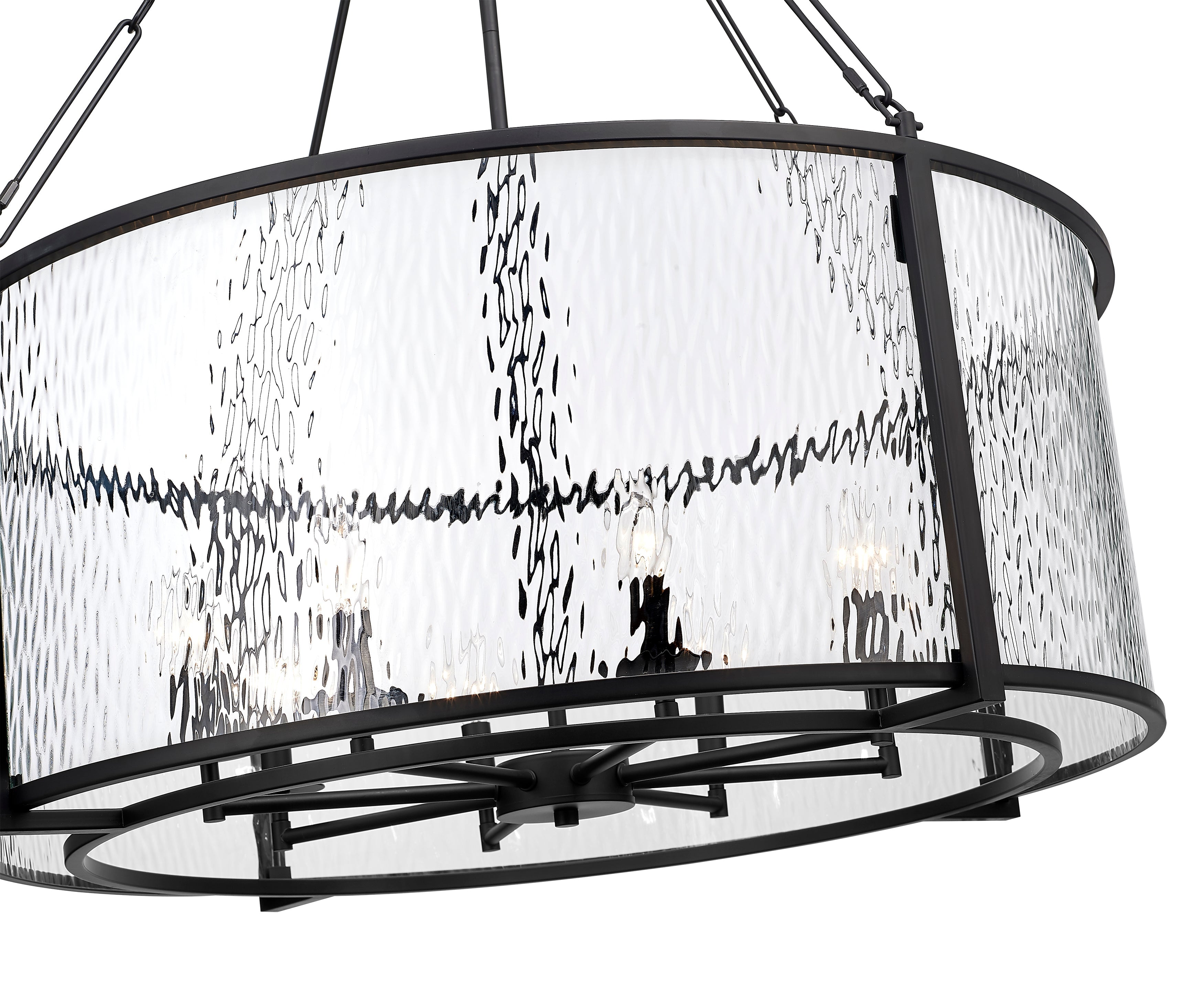 Barrington 8 Light Chandelier Matte Black