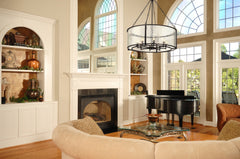 Barrington 8 Light Chandelier Matte Black