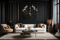 Allistair 10 Light Chandelier Matte Black