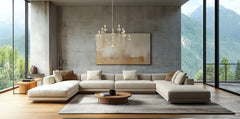 Allistair 10 Light Chandelier Modern Gold