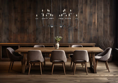 Allistair 16 Light Linear Chandelier Matte Black