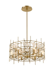 Garroway 6 Light Chandelier Aged Brass