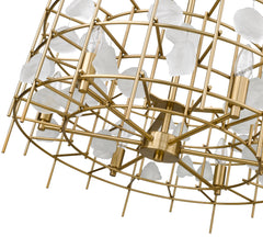 Garroway 6 Light Chandelier Aged Brass