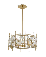 Garroway 6 Light Chandelier Aged Brass